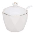thumbnail image 1 of Ceramic Sugar Bowl with Lid and Spoon,Porcelain Seasoning Box Salt Bowl, 1 of 5