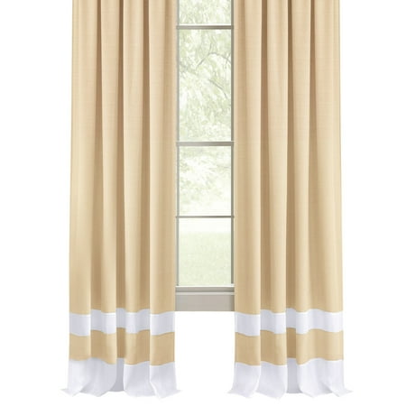Darcy Two Tone Rod Pocket Window Curtain Panel Walmart Com