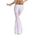 thumbnail image 4 of Women Belly Dance Pants Lace Dance Costumes Bellydance Flares Pants, 4 of 5