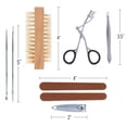 thumbnail image 6 of 9 Piece ToolTreaux Beauty Tool Kit Nail Clipper Brush Eyelash Curler Pore Cleaner, 6 of 6