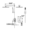 thumbnail image 5 of Pressure Balanced Complete Shower System With Rough-In Valve, 5 of 5
