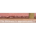 thumbnail image 3 of HR Plush Pink Solid Color Shag Rug - Thick Pile, High-End, Soft & Cozy Floor Carpet for Bedroom & Living Room, 3 of 6