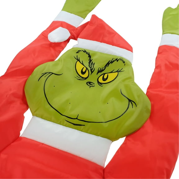 How the Grinch Stole Christmas 5 Foot Tall Hang On Grinch Outdoor Decoration, by Ruz