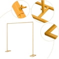 thumbnail image 2 of Wedding Arches for Ceremony, 10ft Gold Metal Frame Wedding Arch, Rectangular Backdrop Stand, Square Metal Balloon Arch Stand for Ceremony Birthday Bridal Baby Shower Anniversary Arbor Balloon, 2 of 8