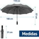 thumbnail image 2 of Paraguas de Bolsillo Bluelander Gris, 2 of 4