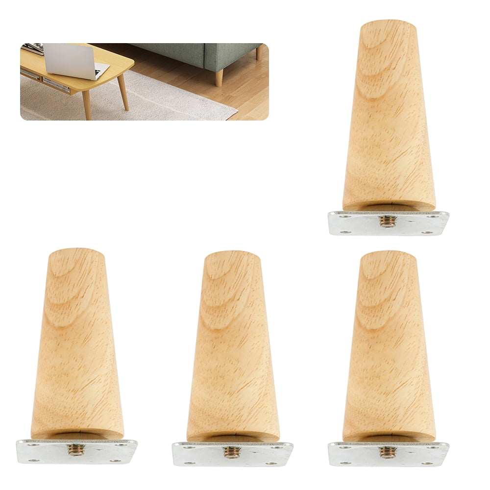 Wooden Furniture Legs Feet for Sofa Table Chair Replacement Footstool 8cm-20cm 
