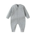 thumbnail image 2 of XIMIN Baby Cute Graphic Onesie Outfits, Infant Boys Girls Soft Cotton Jumpsuits, Button Down Long Sleeve Bodysuit, 2 of 7