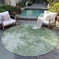 thumbnail image 6 of Addison Rugs Chantille Indoor/Outdoor Transitional Organic Fern Washable Round Rug, 8' x 8', 6 of 6