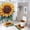 Unspecified sunflower pattern, variant on Bathroom Rugs Sets 4 Piece with Shower Curtain, Sunflower Pattern Printed on Shower Curtain and Bath Mat Set, Great for Master Bath Beach House Modern Home, 72 x 72 inches