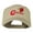 Khaki, variant on Cardinals with Bird Head Embroidered Cap - White OSFM