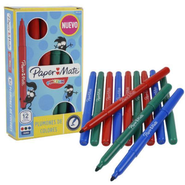 Photo 1 of Paper Mate Assorted 12Ct Thin Markers 