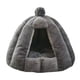 thumbnail image 2 of Cama cálida para perros, semicerrada, lavable, suave, tienda de campaña para perros pequeños y medianos gris, 2 of 8