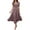 Brown, variant on Youmylove Womens Summer Dresses 2025 Women's Short Sleeve Dress High Waist V Neck Puff Sleeve Dresses Wedding Guest Formal Evening Maxi Dress Corset Short Party Dresses