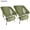 Green, variant on VECUKTY Portable Camping Chair Set, 2 Pack Lightweight Folding Outdoor Chairs with Carry Bags for Camping, Hiking, Fishing,Green