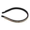thumbnail image 6 of Unique Bargains 1 Pcs Rhinestone Headband Faux Crystal Headbands Hair Accessories for Women Champagne 0.47 Inch Wide, 6 of 7