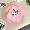 thumbnail image 5 of MEZZALL Kids Girls Cute Graphic Cartoon T-Shirts Round Neck Short Sleeve Tee Summer Casual T Shirt Tee Classic Baby Toddler Dailywear, 5 of 5
