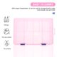 thumbnail image 3 of unbranded Caja Organizadora Plástica Rosa Con Compartimentos Para Guardar Joyas Y Piezas Pequeñas, 3 of 6