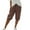 Coffee, variant on Charmgo Womens Lounge Pants Women's Casual Knee Length Short Pants Ladies Loose Drawstring Solid Color Shorts Linen Pants Women Capris Pants for Women Beige L