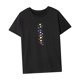 thumbnail image 5 of Camiseta para mujer verano elegante streetwear cuello redondo camiseta para trabajo oficina senderismo Negro, 5 of 7