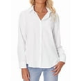 thumbnail image 2 of Vividaire Women's Shirts Casual Button Down Long Sleeve Wrinkle Free Blouse, 2 of 11