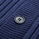thumbnail image 5 of Gibobby Suéteres para hombre Suéter casual de punto con cuello en V y botones para hombre(Azul oscuro,CH), 5 of 5