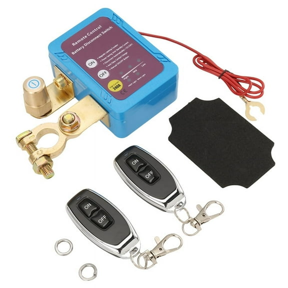 12V 240A Remote Battery Disconnect Switch, Automatic Power Off Switch Car Truck Boat Remote Control Switch