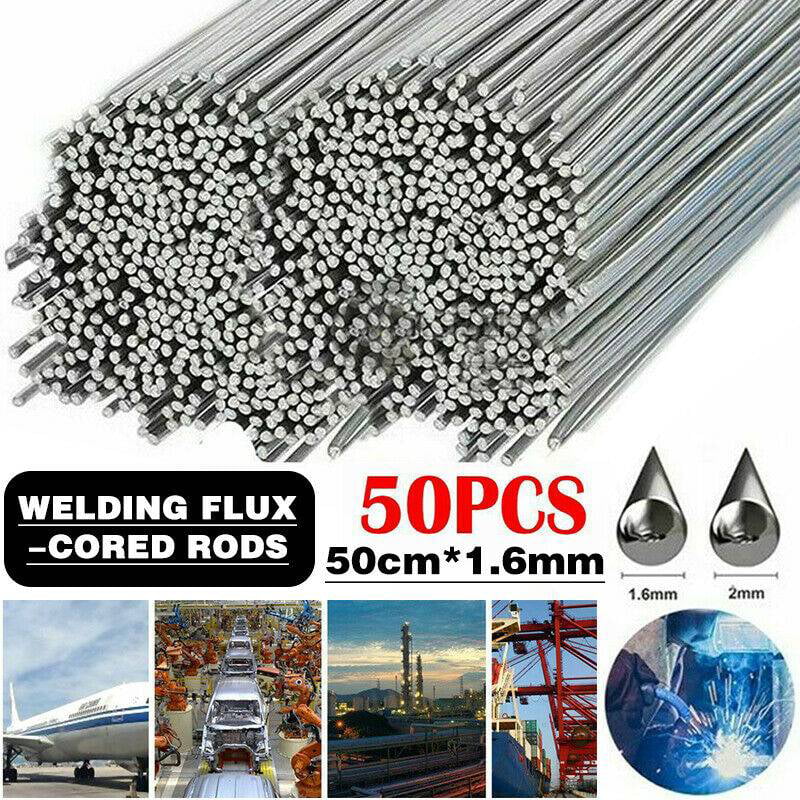50PCS Aluminum Solution Flux-Cored Welding Rods Wire Brazing Rod 1.6MM 50CM
