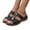 Black, variant on Viluyesy Womens Flip Flop Sandals, Arch Support Soft Sole Tendy Casual Wedge Slippers Black