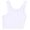 White, variant on Jiyugala Fashion Compression Chest Binder Women Sleeveless Vest Solid Short Tank Tops