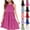 Hot Pink, variant on ATOGUTA Teen Girls Dresses Summer Kids Skater Twirl A Line Tank Dress for School Casual Holiday Party Size 4T-14, Purple