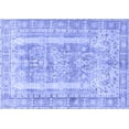 thumbnail image 1 of Ahgly Company Indoor Rectangle Persian Blue Traditional Area Rugs, 2' x 4', 1 of 4