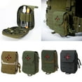 thumbnail image 2 of Aellinatey Tactic Waist Bag Outdoor Camping Belt Pouch Bag Survival Pack Sports Climbings, 2 of 19