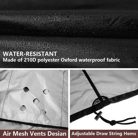 

Everso Outdoor Air Conditioner Cover 210D Oxford Waterproof and Weatherproof Air Conditioner Protects Cover