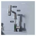 thumbnail image 4 of Temperature Digital Display Basin Faucet for Bathroom Pull Out Waterfall Stream 3 Way Sprayer, 4 of 7