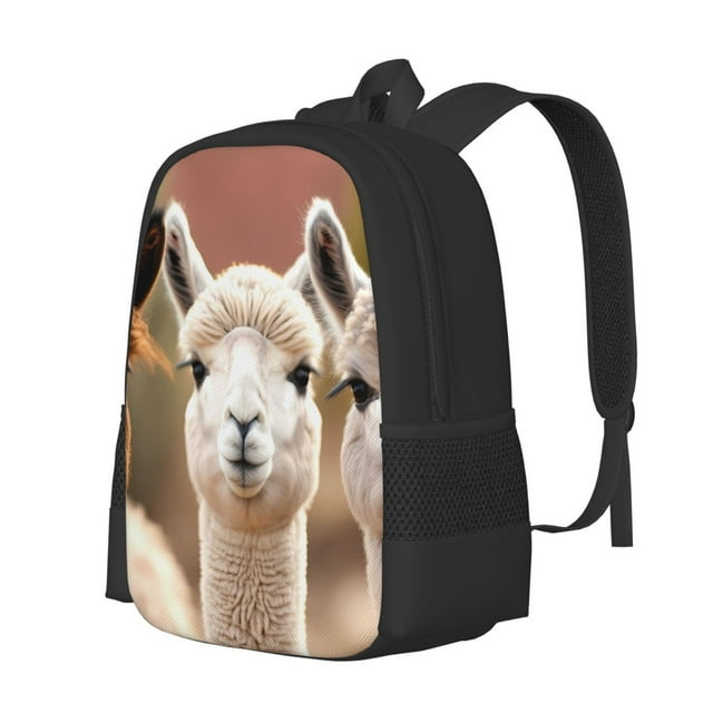 Fotbe Cute Alpaca in Daze Mochila para Hombre y Mujer - Tela Oxford 600D Resistente - Mochila Impermeable de Gran Capacidad para Escuela, Viajes y Senderismo