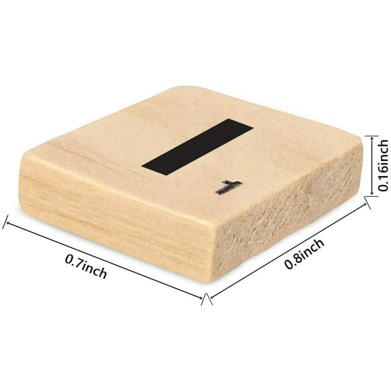 500 Pcs Wood Scrabble Tiles Scrabble Letters 5 Complete Sets of Wood Tiles