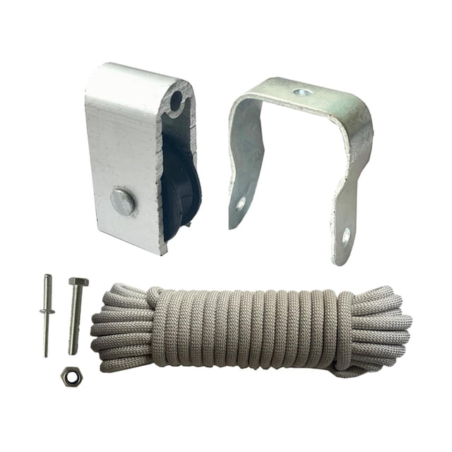 Colaxi Extension Ladder Rope Pulley Kit Accessories Durable Universal Replace Parts Simple Installation 12M Rope Maintenance Parts