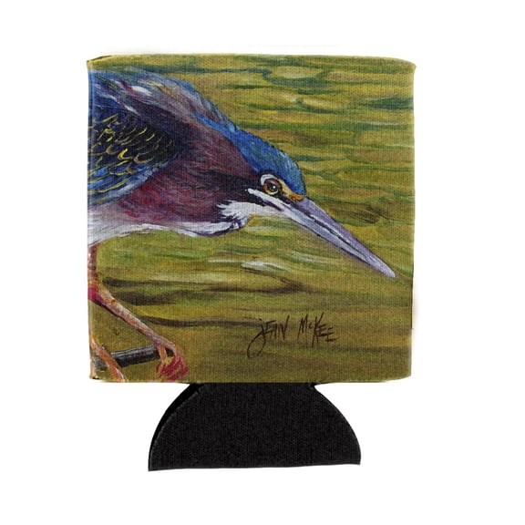 Carolines Treasures JMK1226CC Green Heron Can or Bottle Hugger  Can Hugger multicolor