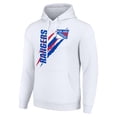 thumbnail image 2 of Men's Starter  White New York Rangers Color Scratch Fleece Pullover Hoodie, 2 of 3