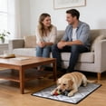 thumbnail image 6 of Waterproof Dog Bed Mat, 35x27 in Washable Crate Pad for Medium & Large Dogs, Reversible & Non-Slip Kennel Pad, All-Season Pet Mat for Travel, Cars & Crates A, 6 of 6