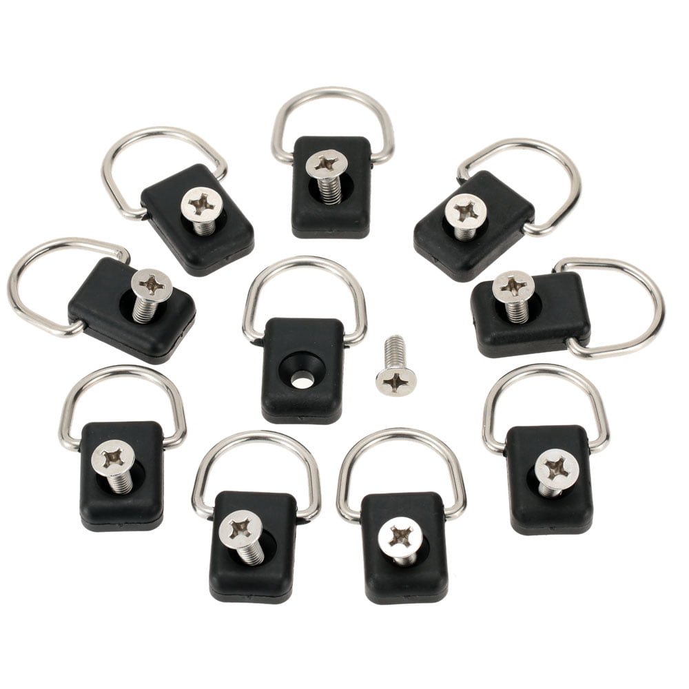 10X Stainless steel Canoe kayak D-ring  rigging bungee kit accessory Dec G3 