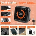 thumbnail image 4 of Visual Timer Portable Digital Timer USB Rechargeable 60 Minute/12 Hour Cooking Timer Magnetic Classroom Timer with Bracket Silent Desk Countdown Timer 4 Alarm Mode, 4 of 8