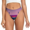 thumbnail image 1 of Fotbe Sunset Truck Highway Tanga Sin Costuras para Mujer con Estampado – Panties Invisibles, Transpirables y Cómodos para Uso Diario-X-Large, 1 of 6