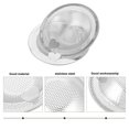 thumbnail image 2 of RUNROTOO 2Pcs 3 Inch Silver Heart Shape Stainless Steel Sink Strainers for Bathroom Use, 2 of 8