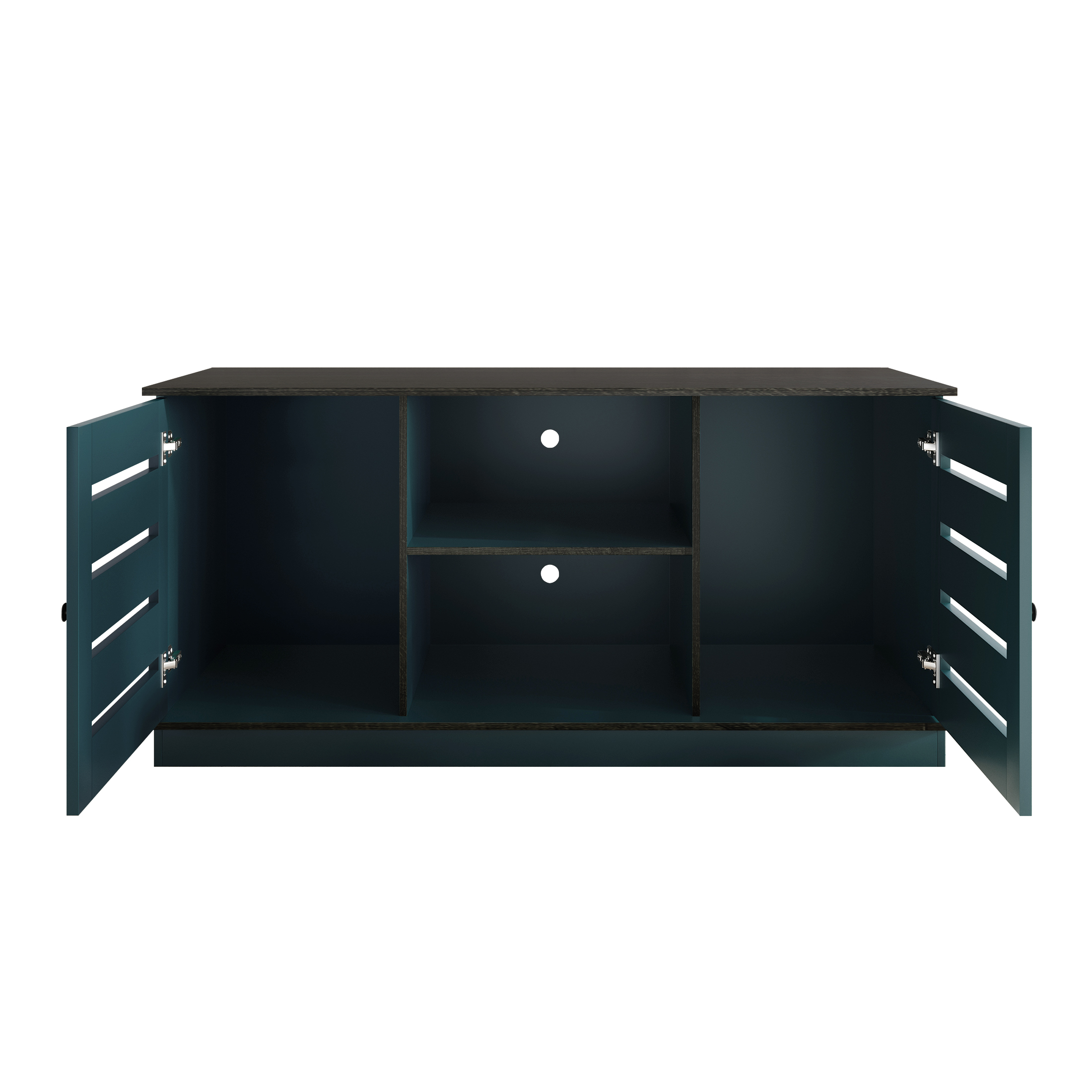 Castle Place Vintage TV Stand Console for TVs up to 50", Blue