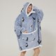 thumbnail image 5 of Wearable Blanket Hoodie, Flannel Keep Warm Loose Blanket Hoodie Large Pockets Soft For Daily For Men ANGGREK Otros, 5 of 6