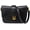 Black, variant on Women's Classic Crossbody Genuine Leather Flap Commuter Handbag and Purse Trendy Shoulder Bag with Magnetic Closure