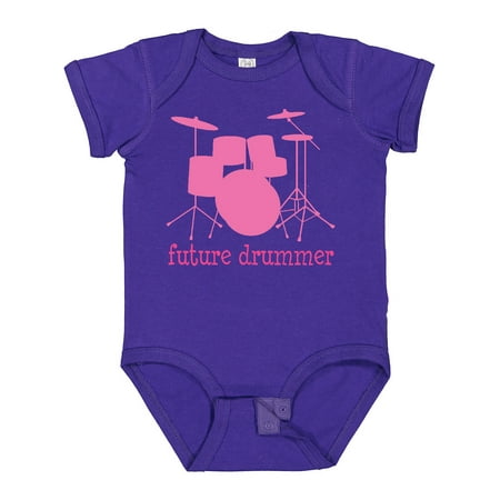 

Inktastic Future Drummer Girls Gift Baby Girl Bodysuit