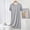 #098-Gray, variant on Haivin Women's Summer Short Sleeve Nightgown, Lightweight and Breathable Cotton Sleep Dress with Pockets, Comfortable Loungewear for Home, Travel and Relaxation