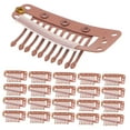 thumbnail image 5 of 30 Pcs Pin Curl Clips Hair Wigs Wig Clip 3.50X2.00X0.50CM Brown, 5 of 8